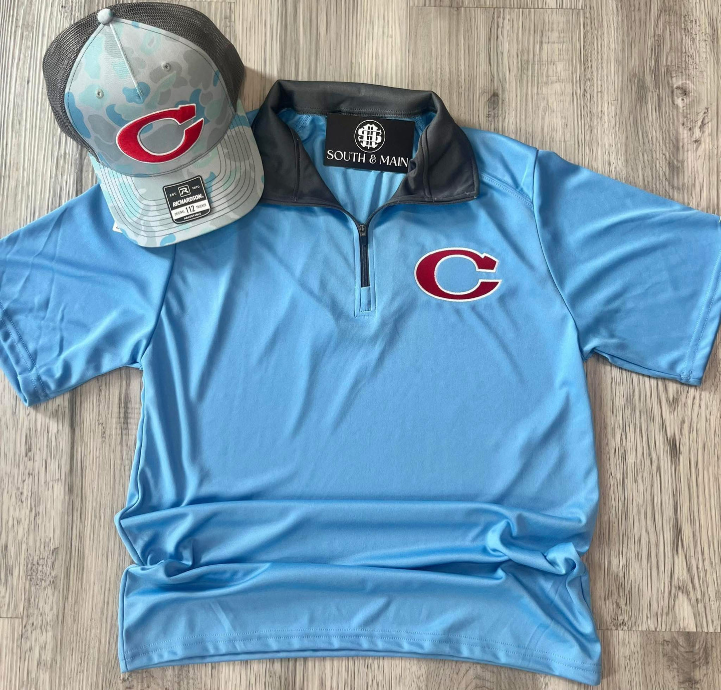Corbin C Blue Camo Richardson Hat