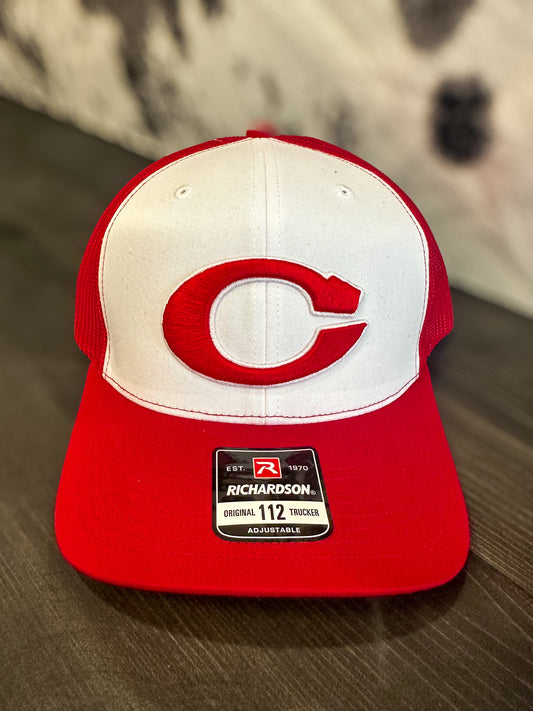 Corbin Red/White Richardson Hat