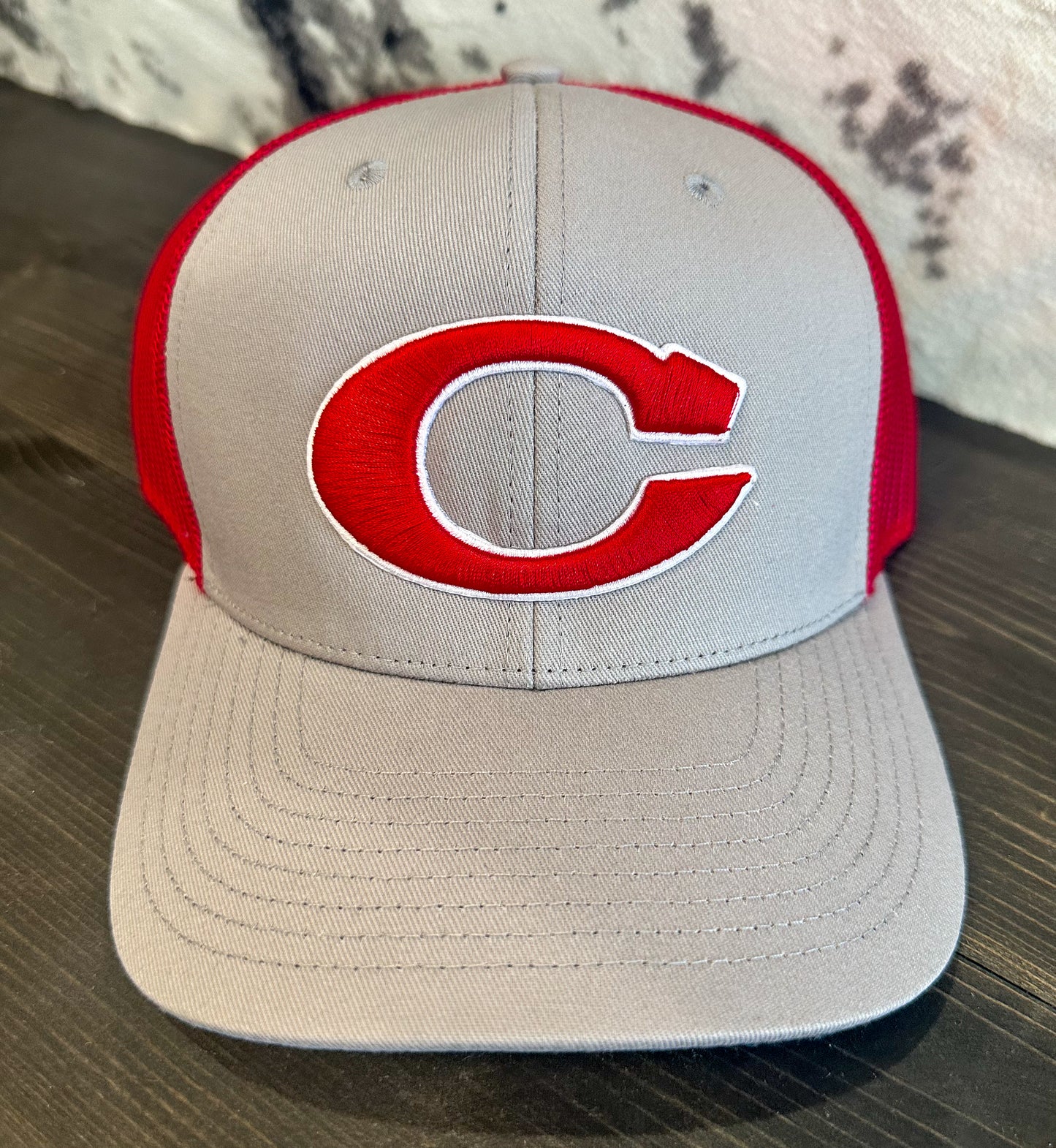 Corbin Grey/Red The Game Hat