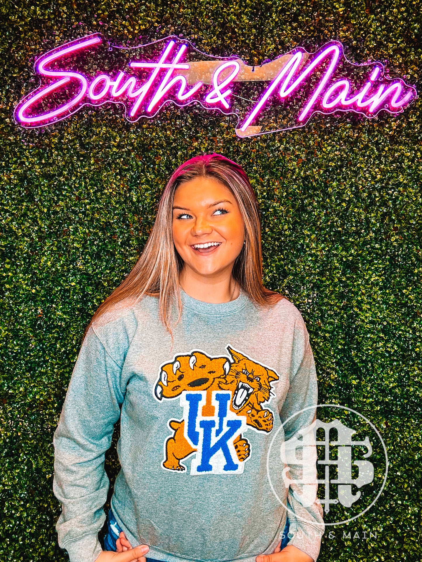 Kentucky Chenille Sweatshirt - Graphite Heather