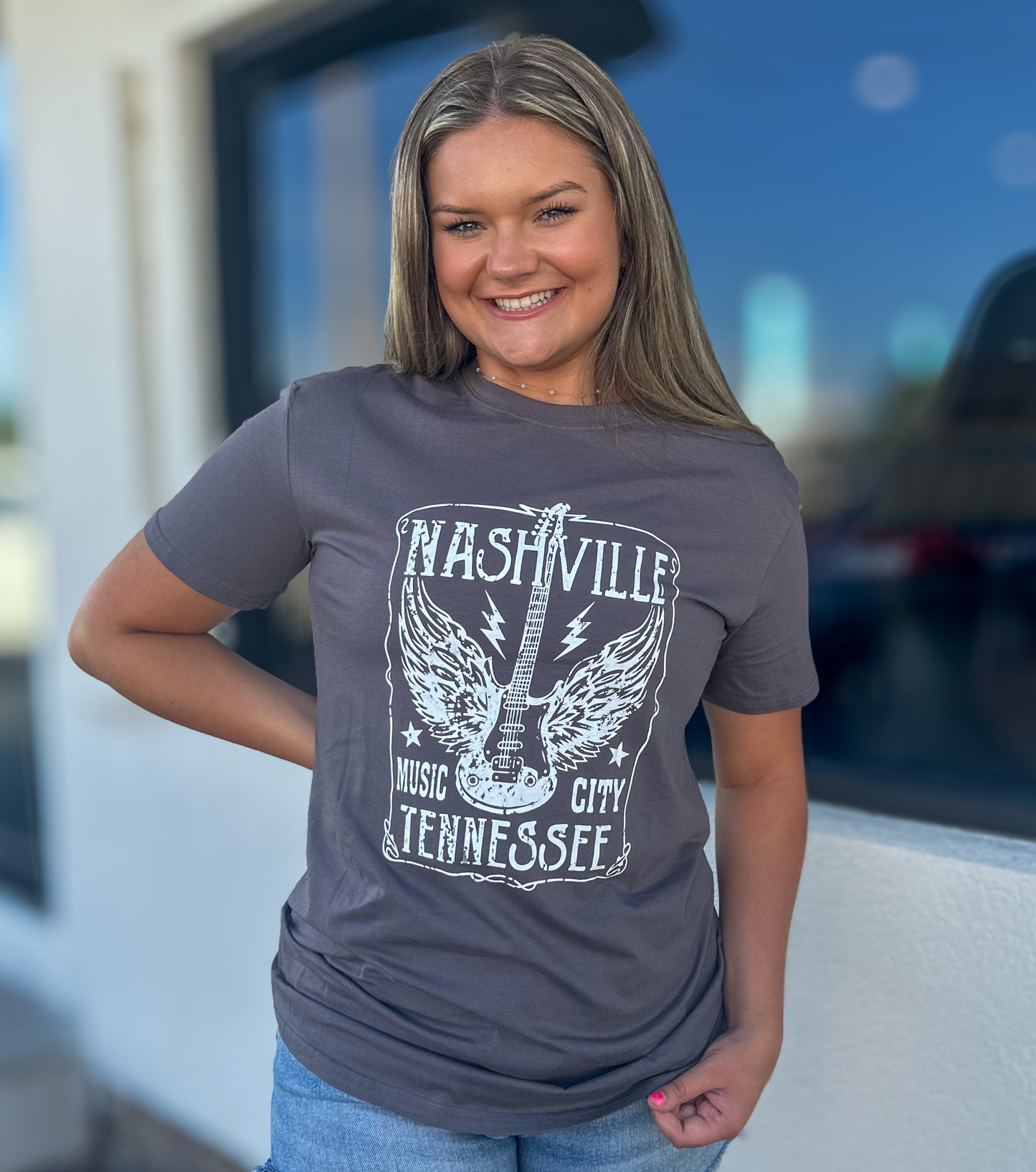 Nashville Oversized Music City T-Shirt