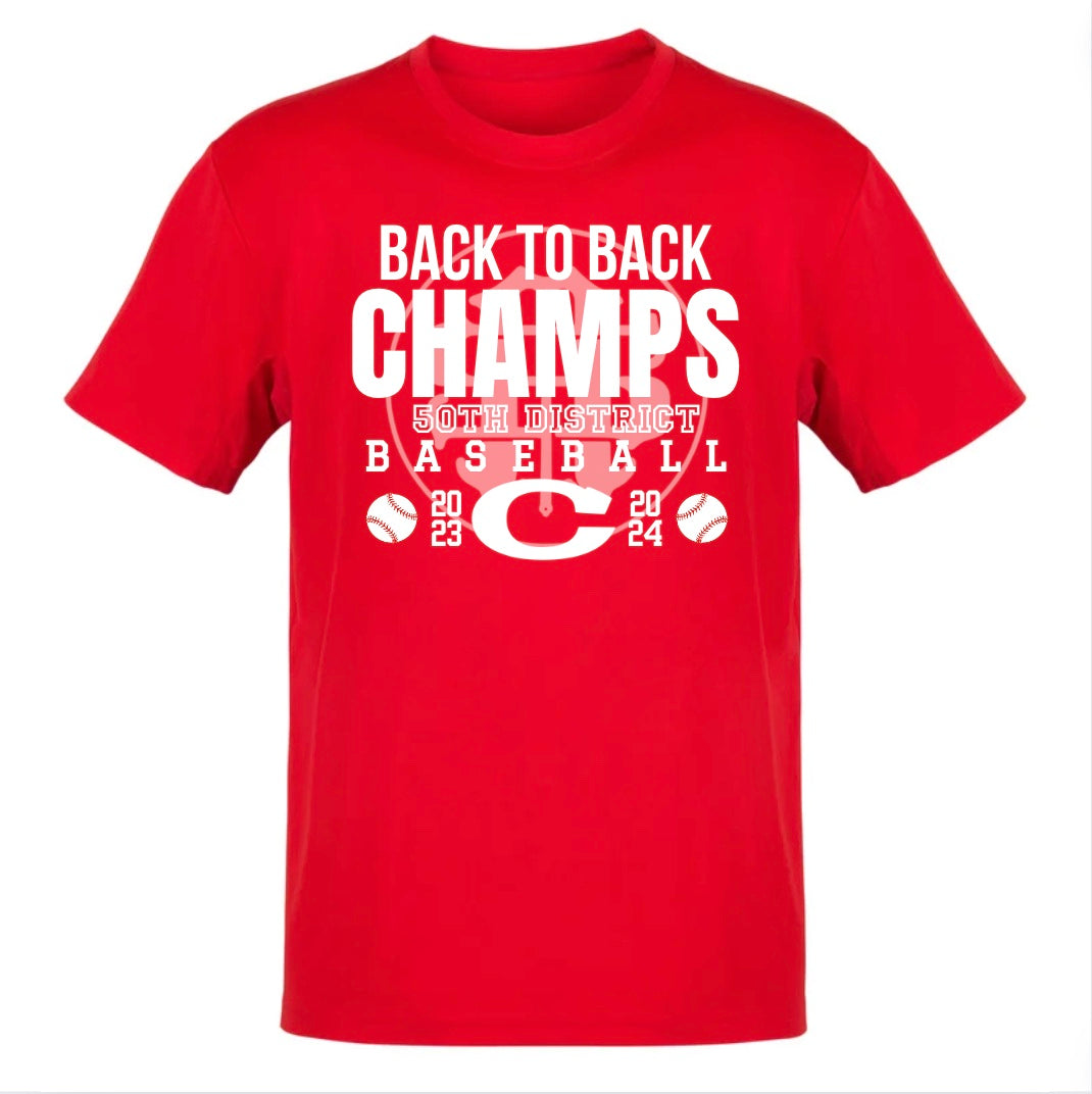 Corbin Baseball District Champs T-Shirt
