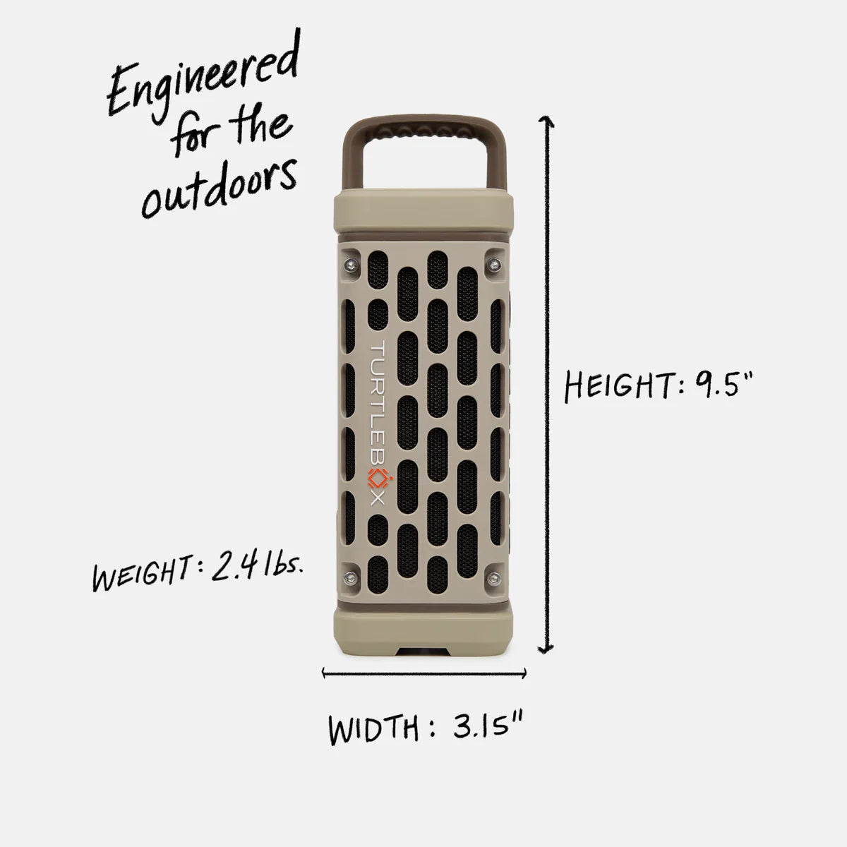TURTLEBOX Ranger Speaker / Tan