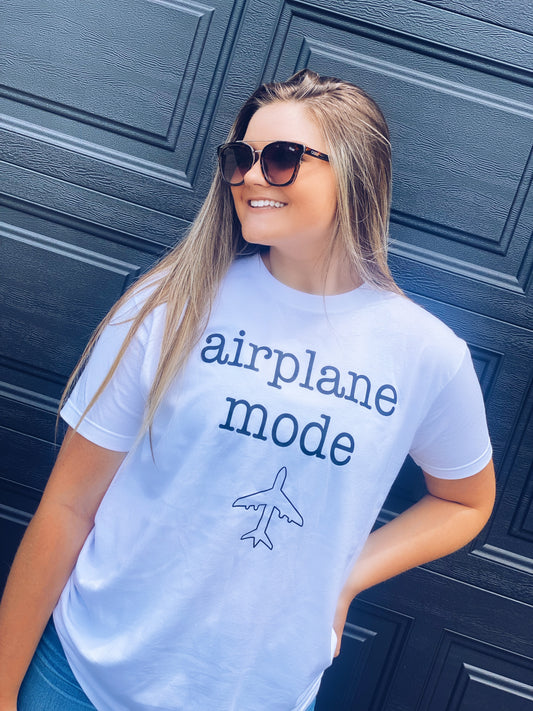 Airplane Mode T-Shirt (White)