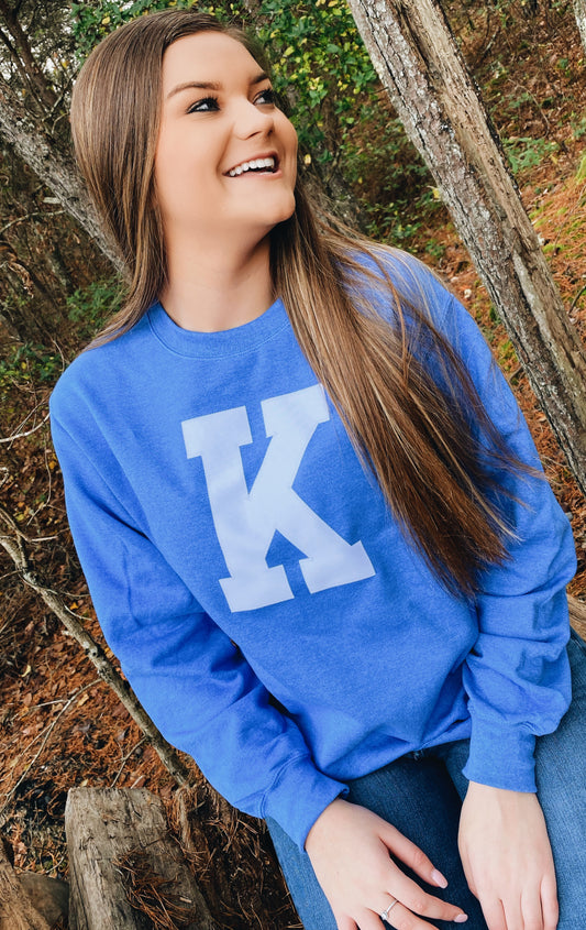 Power K Sweatshirt (Heather Blue)