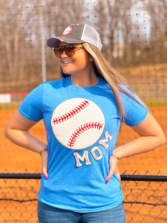 Baseball Mom Chenille T-Shirt