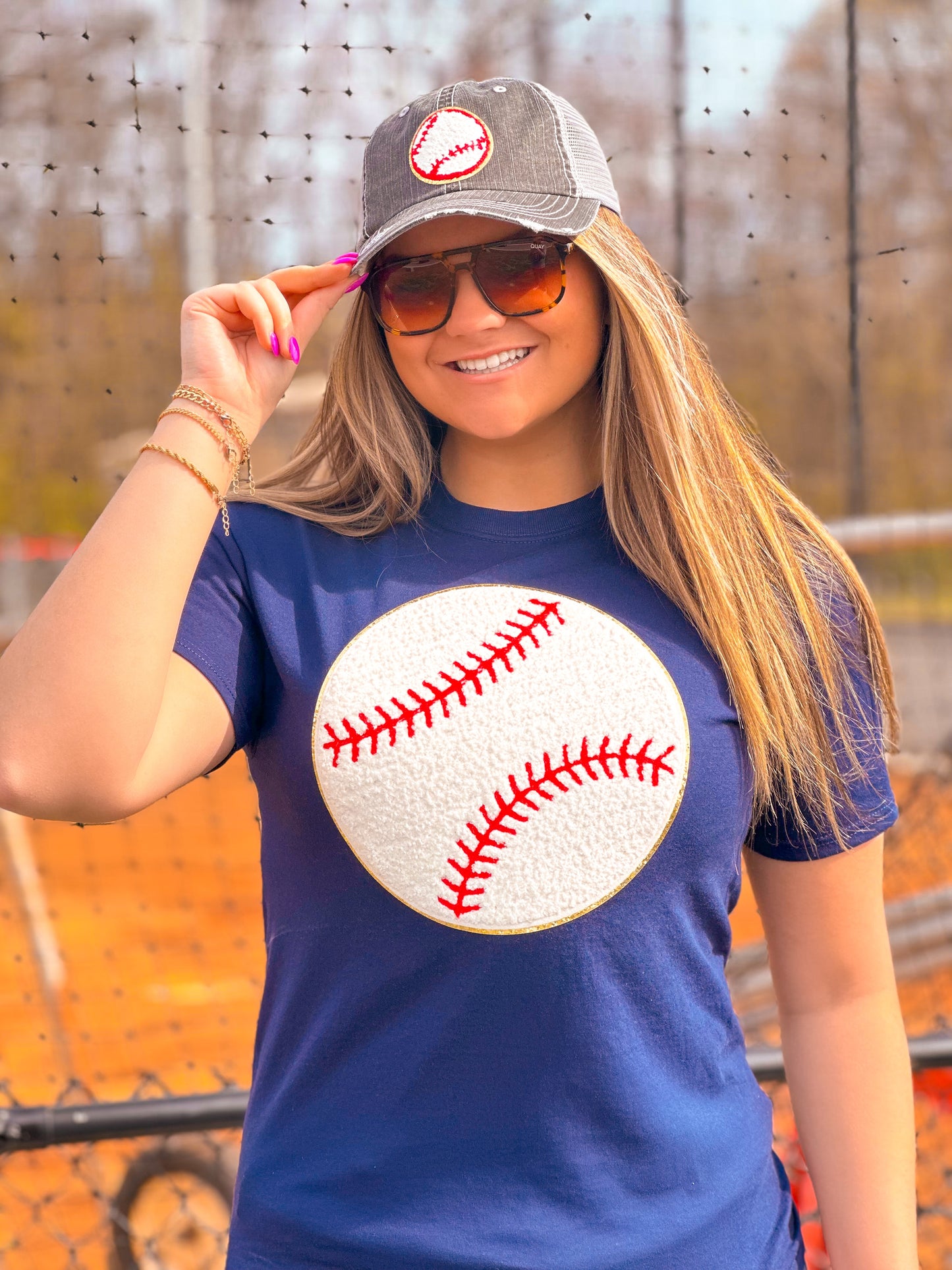 Baseball Chenille T-Shirt