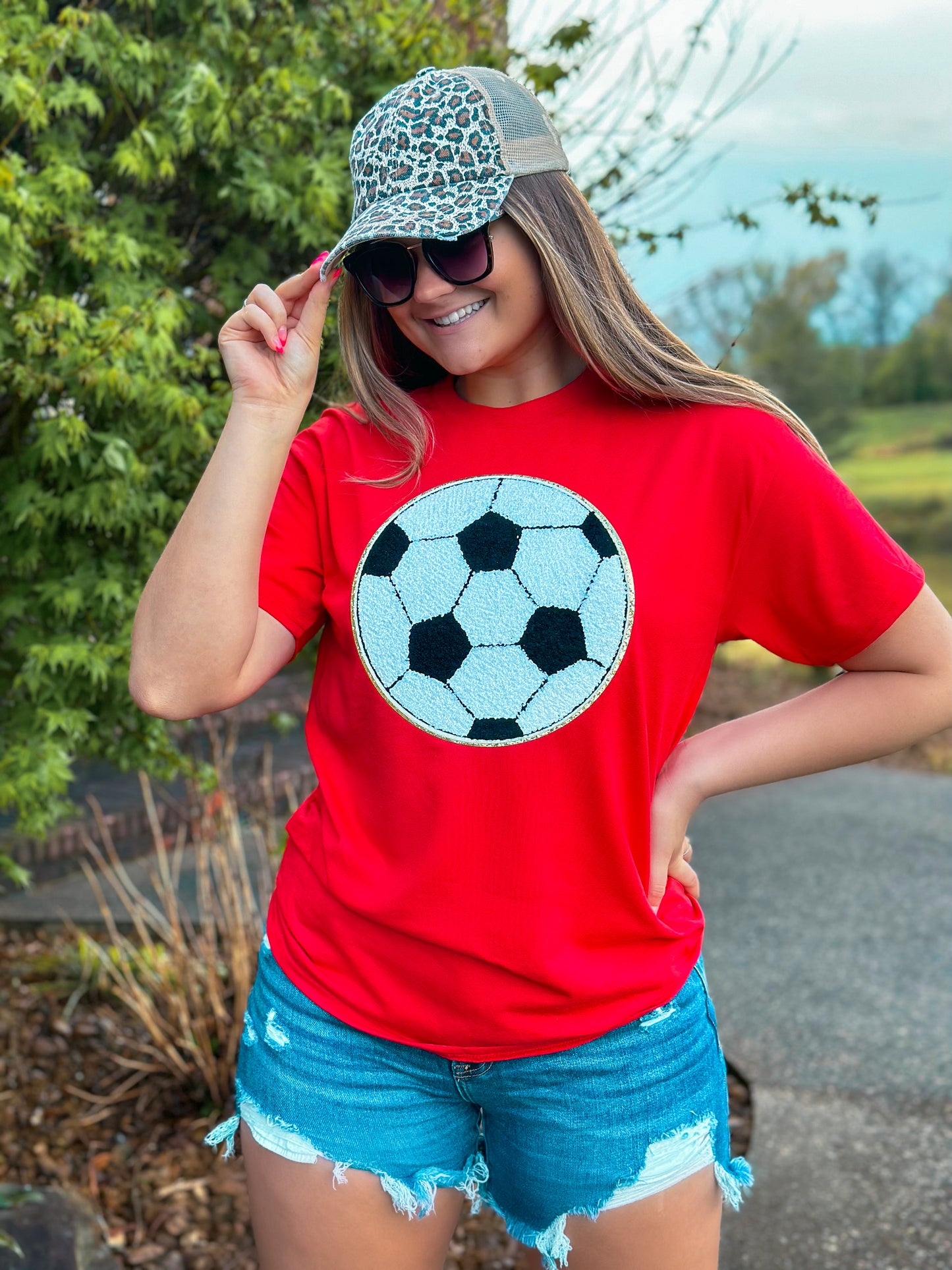 Soccer Chenille T-Shirt
