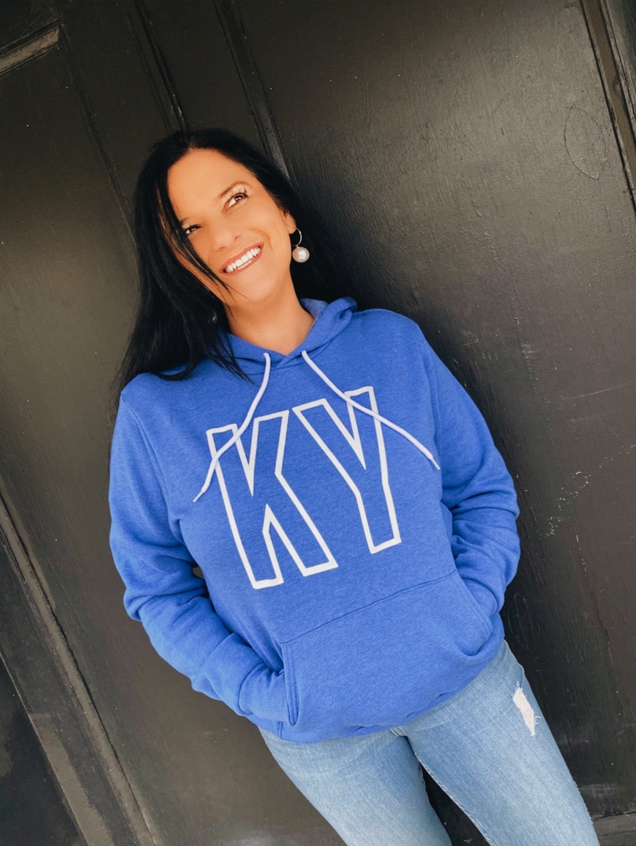 KY Hoodie (Heather Royal Blue)