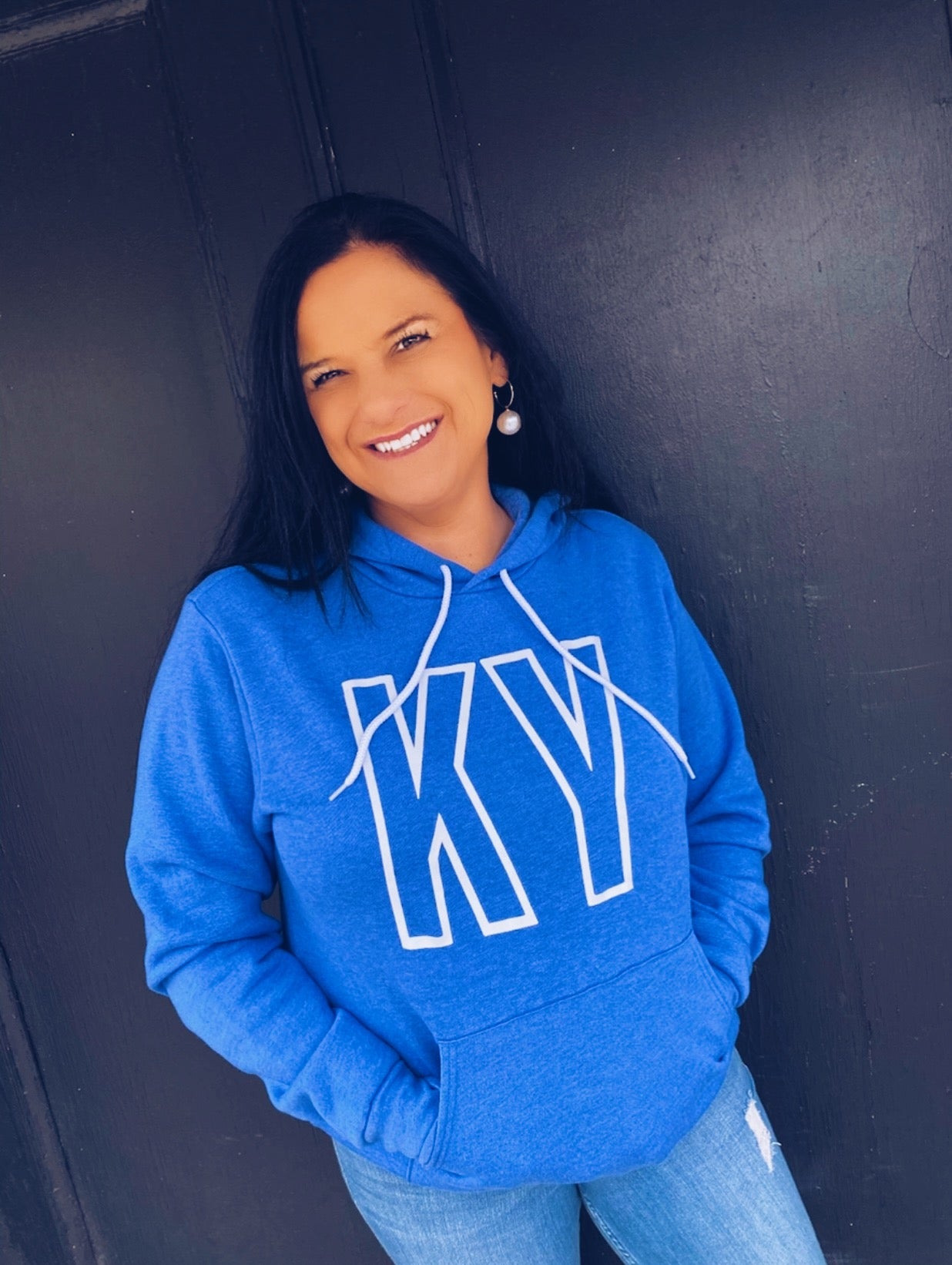 KY Hoodie (Heather Royal Blue)