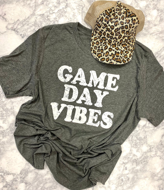GAME DAY VIBES T-Shirt (Heather Grey)
