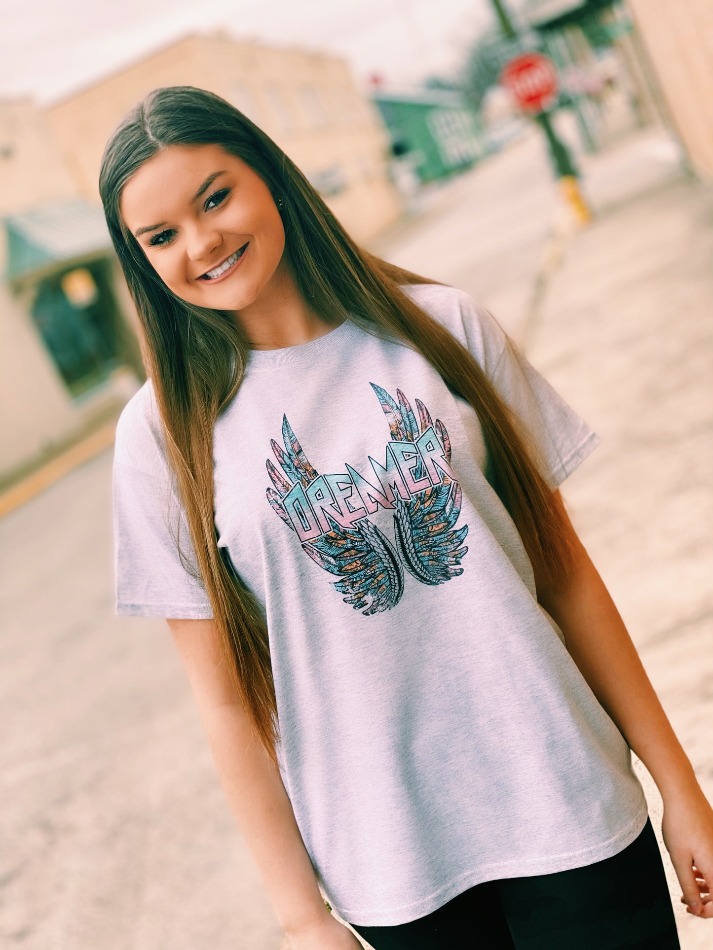 Dreamer Graphic Tee (Ash Grey)
