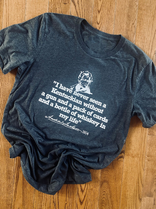 Andrew Jackson T-Shirt (Dark Grey)