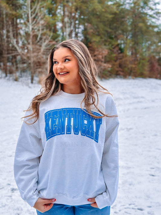 KENTUCKY Puff Sweatshirt (White)