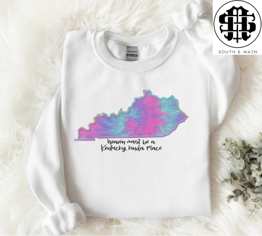 heaven must be a Kentucky kinda place Sweatshirt (White)